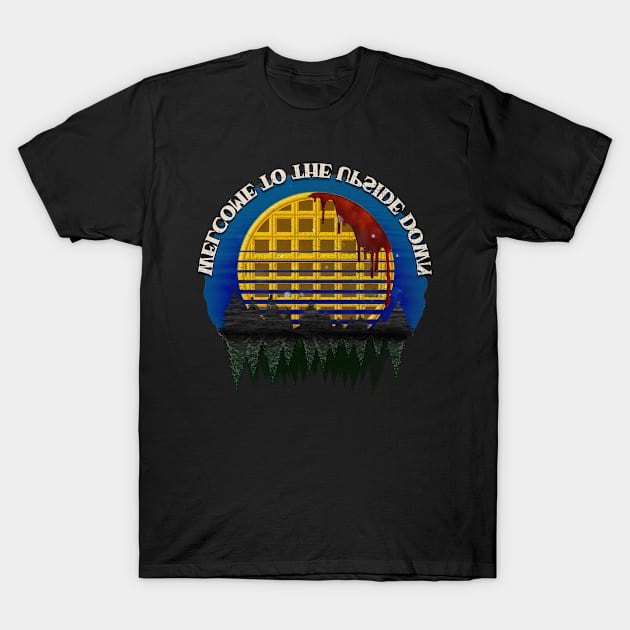 Welcome to the Upside Down w/ Blue Sky T-Shirt by ShiNo Usagi